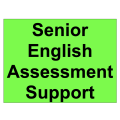 Senior English Assessment Support
